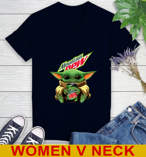 Star Wars Baby Yoda Hugs Mountain Dew Soft Drink Shirt 79