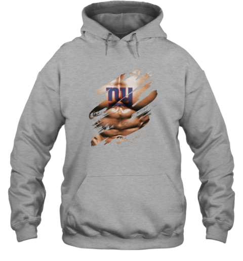 New York Giants NFL Skull Funny Blue Hoodie, Zip Hoodie 3D All