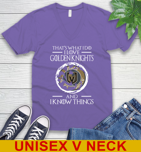 Vegas Golden Knights NHL Hockey That's What I Do I Love My Team And I Know Things Game Of Thrones 54