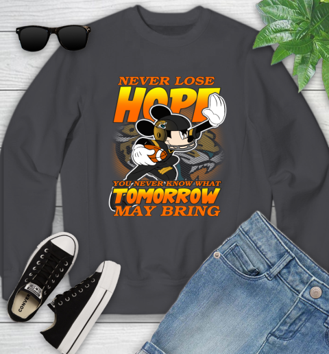 Jacksonville Jaguars NFL Football Mickey Disney Never Lose Hope Youth Sweatshirt 5