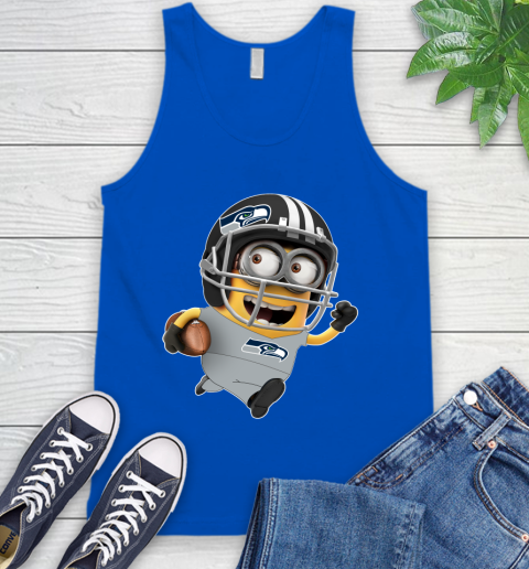 NFL Seattle Seahawks Minions Disney Football Sports Tank Top 5