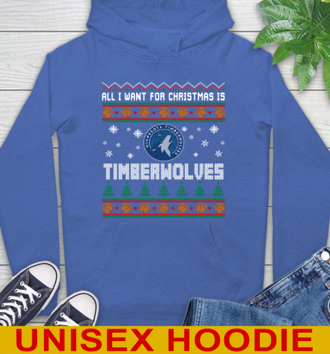 NBA Basketball All I Want For Christmas Is Minnesota Timberwolves 21