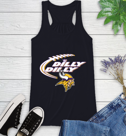 NFL Minnesota Vikings Dilly Dilly Football Sports Racerback Tank 10