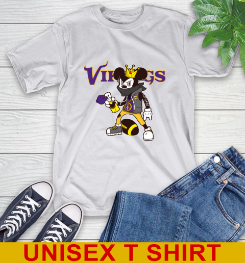 Minnesota Vikings NFL Football Mickey Peace Sign Sports T-Shirt 12