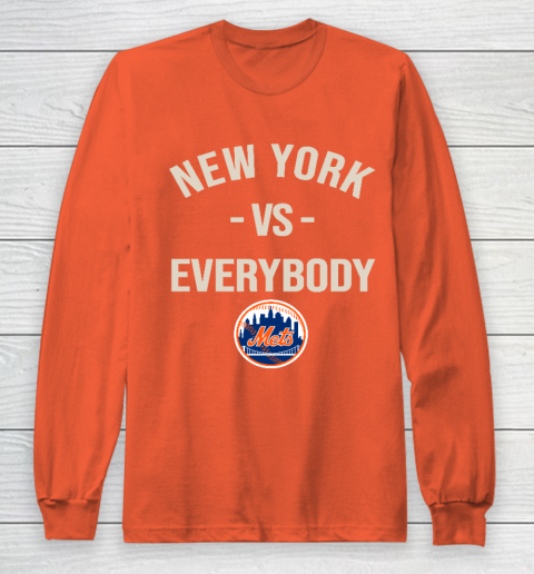 New York Mets Vs Everybody Long Sleeve T-Shirt 3