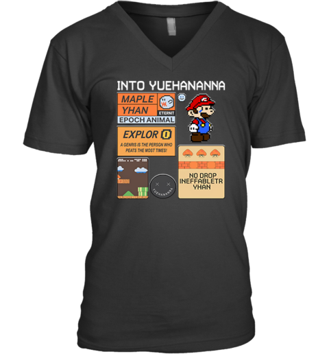 Into Yuehananna Super Mario Bros Premium V-Neck T-Shirt