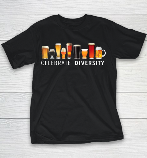 Beer Lover Funny Shirt Celebrate Diversity Craft Beer Drinking Youth T-Shirt