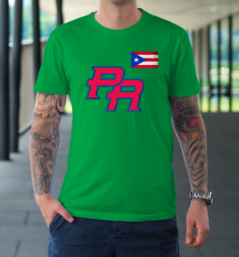 Puerto Rico 2023 Baseball Flag Pride red Boricua Puerto Rico T-Shirt 13