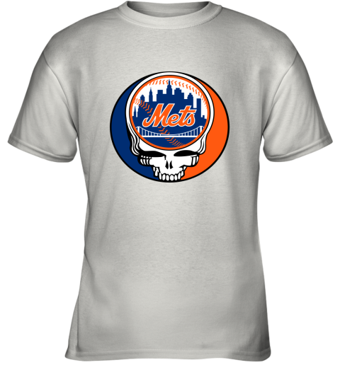 New York Mets The Grateful Dead Baseball MLB Mashup Youth T-Shirt