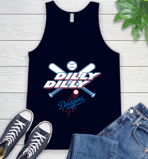 MLB Los Angeles Dodgers Dilly Dilly Baseball Sports Tank Top 3