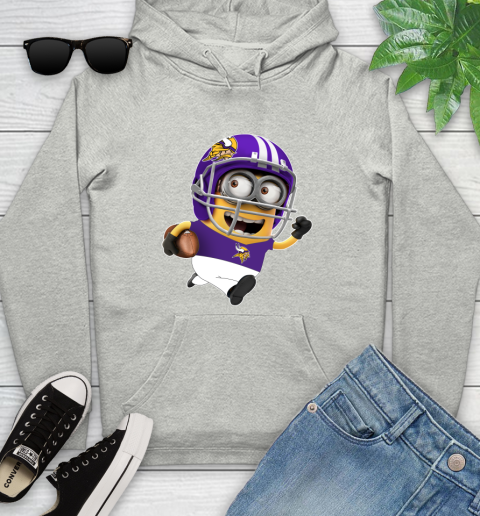 NFL Minnesota Vikings Minions Disney Football Sports Youth Hoodie