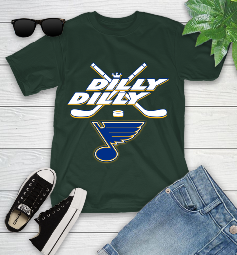 NHL St.Louis Blues Dilly Dilly Hockey Sports Youth T-Shirt 5