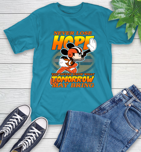 Cleveland Browns NFL Football Mickey Disney Never Lose Hope T-Shirt 9