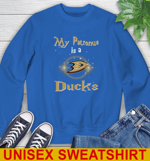 NHL Hockey Harry Potter My Patronus Is A Anaheim Ducks Sweatshirt 11