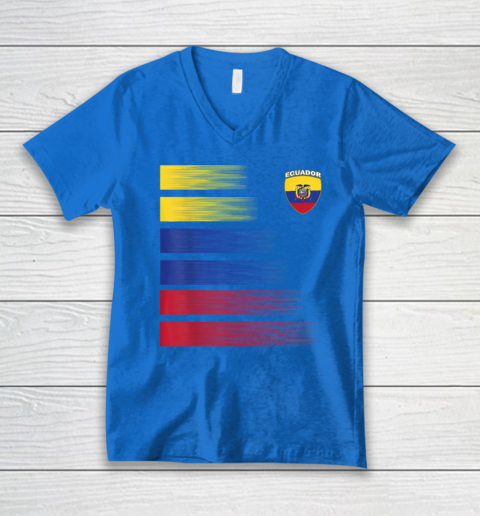 Ecuador Football Shirt Ecuadorian Soccer Jersey V-Neck T-Shirt 4