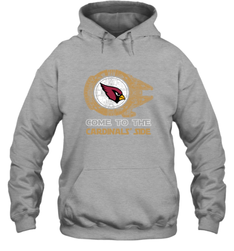 NFL Come To The Arizona Cardinals Star Wars Football Sports Hoodie tsmy nfl come to the arizona cardinals star wars football sports hoodie 23 front sport grey