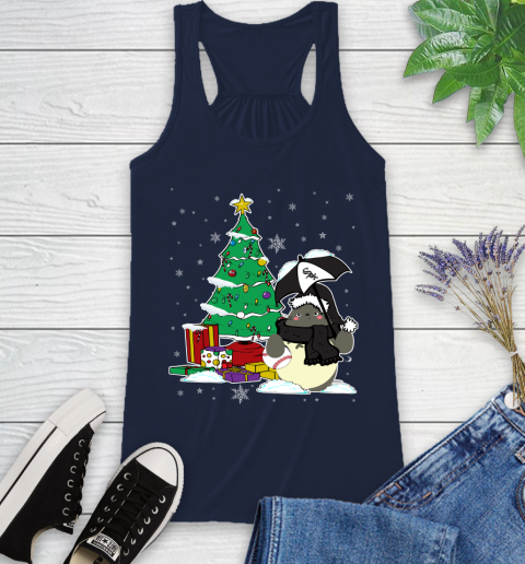 Cincinnati Reds MLB Baseball Cute Tonari No Totoro Christmas Sports (2) Racerback Tank 10