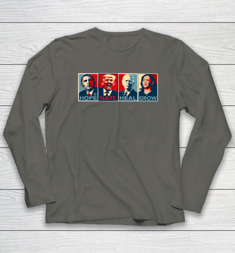 Hope Hate Heal Grow Long Sleeve T-Shirt 4