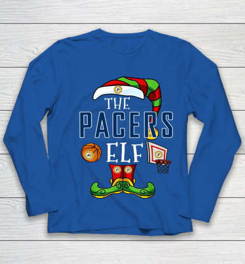 Indiana Pacers Christmas ELF Funny NBA Youth Long Sleeve 7