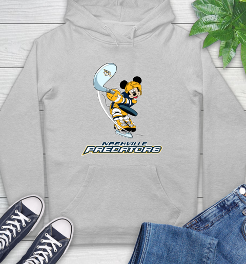 NHL Hockey Nashville Predators Cheerful Mickey Mouse Shirt Hoodie 6