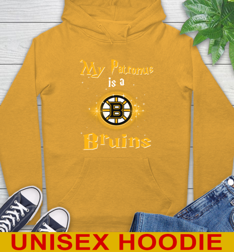 NHL Hockey Harry Potter My Patronus Is A Boston Bruins Hoodie 2