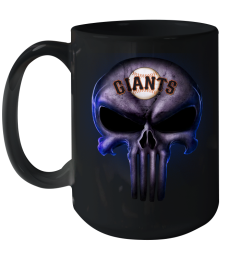 San Francisco Giants MLB Baseball Punisher Skull Sports Ceramic Mug 15oz