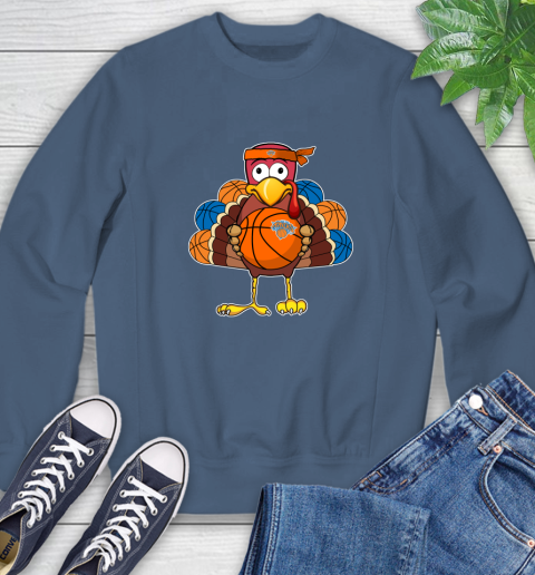 New York Knicks Turkey thanksgiving day Sweatshirt 7