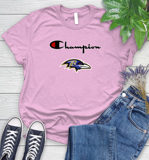 NFL Football Baltimore Ravens Champion Shirt Women's T-Shirt 8