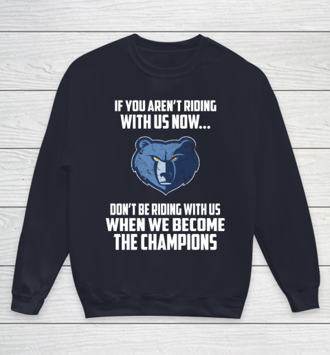 NBA Memphis Grizzlies Basketball We Become The Champions Youth Sweatshirt 2