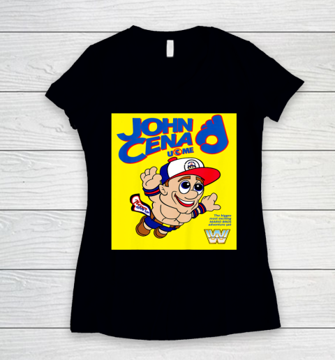 John Cena Mario Women's V-Neck T-Shirt