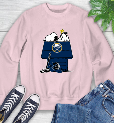 Buffalo Sabres NHL Hockey Snoopy Woodstock The Peanuts Movie Sweatshirt 9