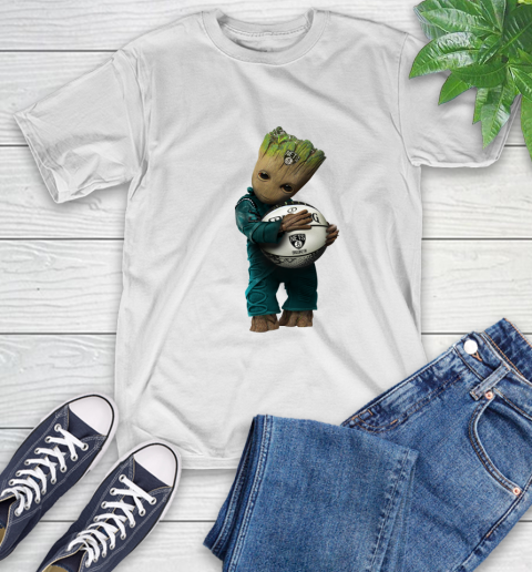 NBA Groot Guardians Of The Galaxy Basketball Sports Brooklyn Nets T-Shirt