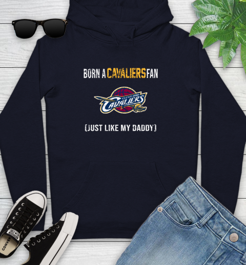 NBA Cleveland Cavaliers Loyal Fan Just Like My Daddy Basketball Shirt Youth Hoodie 3