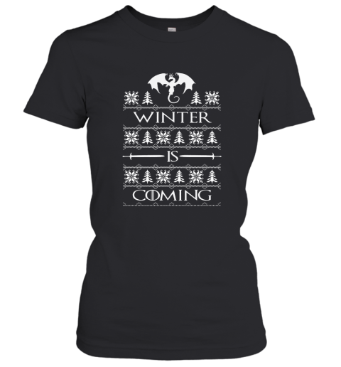 Winter Is Coming Got Adult Crewneck Women's T-Shirt