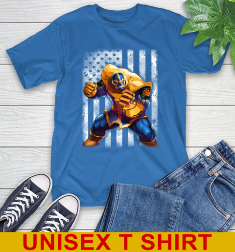 NBA Basketball Phoenix Suns Thanos Marvel American Flag Shirt T-Shirt 11