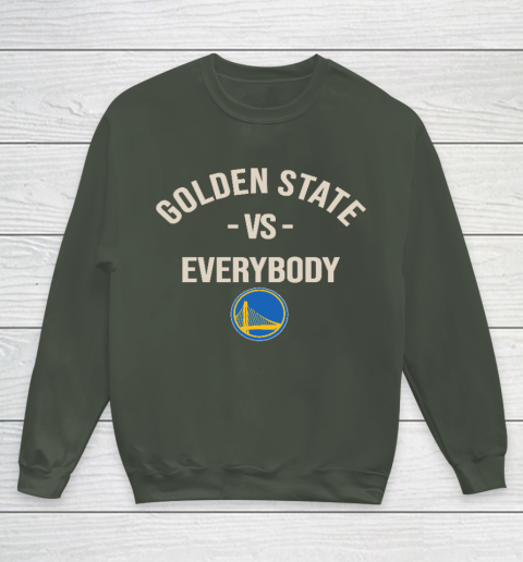 Golden State Warriors Vs Everybody Youth Sweatshirt 8