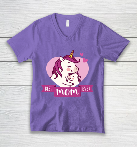Mother's Day Funny Gift Ideas Apparel  Best Mom Ever T Shirt V-Neck T-Shirt 8