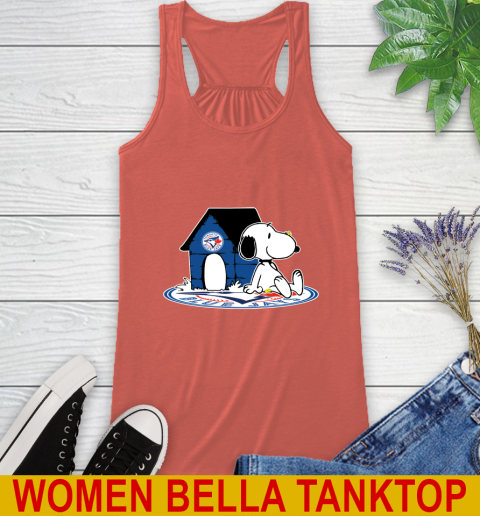 MLB Baseball Toronto Blue Jays Snoopy The Peanuts Movie Shirt Racerback Tank 4