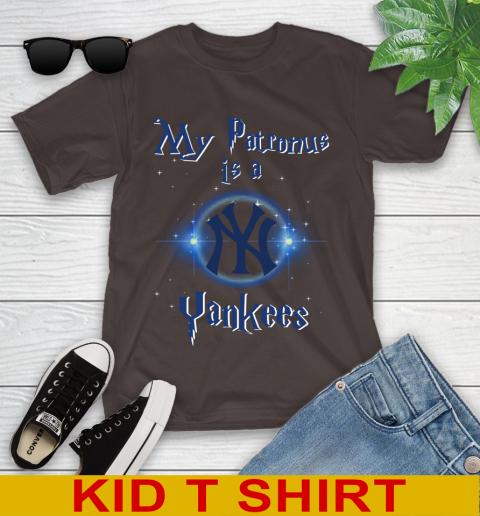 MLB Baseball Harry Potter My Patronus Is A New York Yankees Youth T-Shirt 6