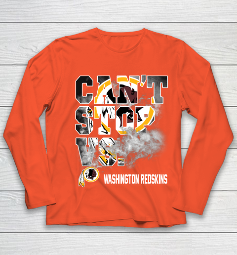 NFL Washington Redskins Can't Stop Vs Youth Long Sleeve 3