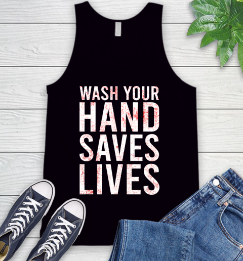 Nurse Shirt Wash Your Hands Saves Lives Hand Washing Hygiene T Shirt Tank Top