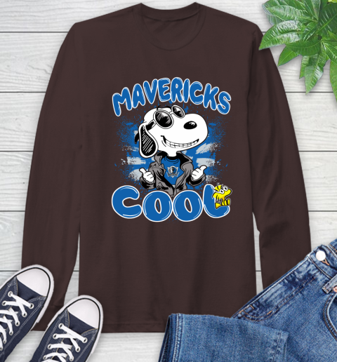 NBA Basketball Dallas Mavericks Cool Snoopy Shirt Long Sleeve T-Shirt 8