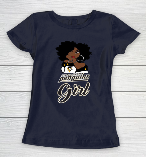 Pittsburgh Penguins Girl NHL Women's T-Shirt 4