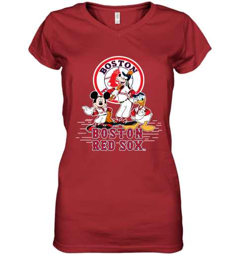Boston Red Sox Mlb Baseball Dabbing Mickey Disney Sports T Shirt