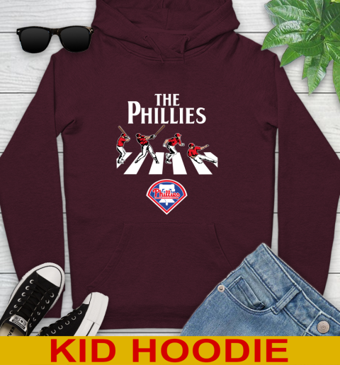 MLB Baseball Philadelphia Phillies The Beatles Rock Band Shirt Youth Hoodie 7