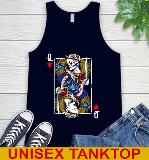 NHL Hockey Toronto Maple Leafs The Queen Of Hearts Card Shirt Tank Top 2