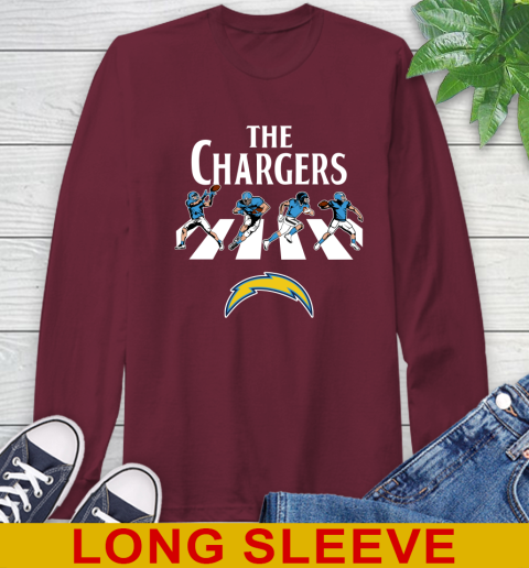 NFL Football Los Angeles Chargers The Beatles Rock Band Shirt Long Sleeve T-Shirt 7