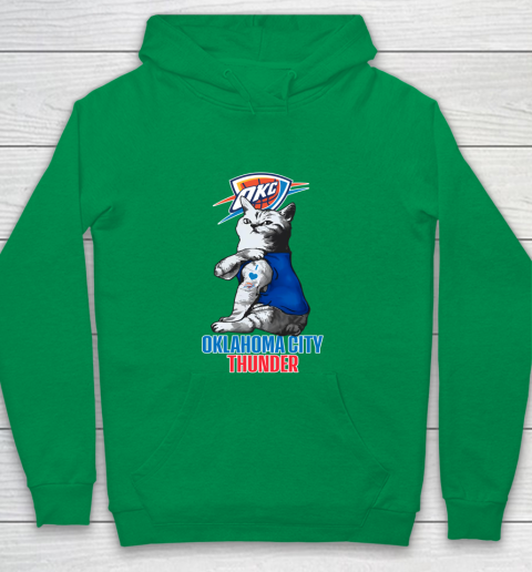 NBA Basketball My Cat Loves Oklahoma City Thunder Youth Hoodie 4