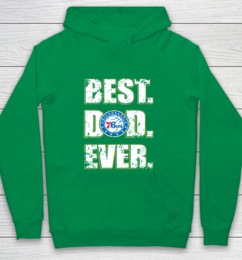 NBA Philadelphia 76ers Basketball Best Dad Ever Family Shirt Youth Hoodie 4