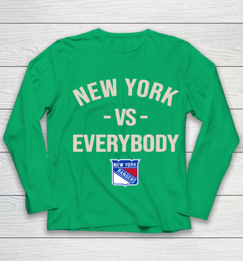 New York Rangers Vs Everybody Youth Long Sleeve 4